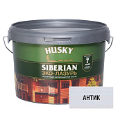 Защит. декор. покрытие HUSKY SIBERIAN ЭКО-ЛАЗУРЬ антик 2,5л Защит. декор. покрытие HUSKY SIBERIAN ЭКО-ЛАЗУРЬ антик 2,5л