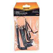 Набор ключей имбусовых TORX 9шт:T10,15,20,25,27,30,40,45,50, оксидированные, на кольце// Sparta