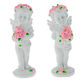  Фигурка декоративная "Ангел", L3,5 W3,5 H10,5 см, 2в. 