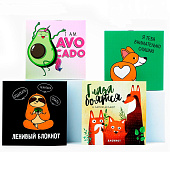 Блокнот 10х10, 16 листов МИКС "Зверята" 5486464 Блокнот 10х10, 16 листов МИКС "Зверята" 5486464