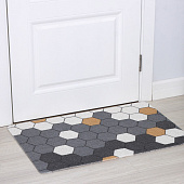 Коврик придверный грязезащитный Гамма 60х90, серый 7061142 Коврик придверный грязезащитный Гамма 60х90, серый 7061142