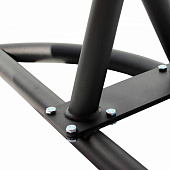  Кресло подвесное Вирджиния арт.D3414-МТ005 (стойка+основание.черн.,корзн.корич.,подуш.песочн.) max 100 кг 