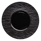  Тарелка BILLIBARRI Wild Slate, фарфор, 28см, цвет черный 