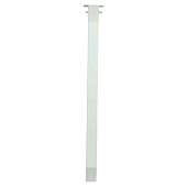 Подстолье для кухонного стола О-образное 85см, сталь цвет матовый белый