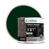 Грунт-эмаль 3 в 1 Лакра Зеленый мох RAL 6005 1,7кг Грунт-эмаль 3 в 1 Лакра Зеленый мох RAL 6005 1,7кг