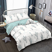 Комплект постельного белья 2 спальный Buenas noches BZ QR Tropican атин Lux, 56547 Комплект постельного белья 2 спальный Buenas noches BZ QR Tropican атин Lux, 56547