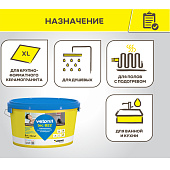 Гидроизоляция полимерная эластичная 822 серый 8кг / Vetonit Гидроизоляция полимерная эластичная 822 серый 8кг / Vetonit