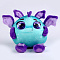  Мягкая игрушка Дракоша, фиолетово-зеленый 9487459 НГ 