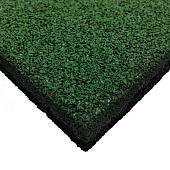  Плитка из резиновой крошки 500х500х30 мм зеленый 