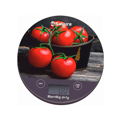  Весы кухон SA-6076T 8кг элек помидоры 