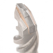 Бур по бетону 12x160мм SDS+ c крест. пластиной Matrix Бур по бетону 12x160мм SDS+ c крест. пластиной Matrix