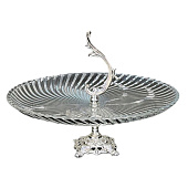  Ваза на ножке.Круглая. 32х32х24 см. 400115 