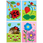  Аппликации объёмные Ёжик, 20 страниц, 4558803 