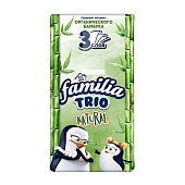 Платки бумажные Familia TRIO NAT HANKY 3-х сл. Арт.5085743
