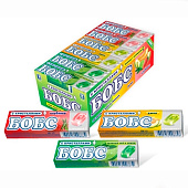  Леденцы БОБС с кристалами дыня, клубника, чай 35г 