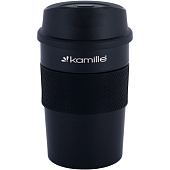 Термокружка 360 мл из нержавеющей стали с TPR вставкой 2049 Термокружка 360 мл из нержавеющей стали с TPR вставкой 2049