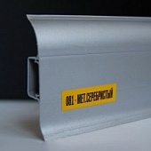 Плинтус Идеал Классик (под проводку) 55мм Металлик 2.2м Плинтус Идеал Классик (под проводку) 55мм Металлик 2.2м