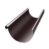 Желоб полукруглый 125/90 3м Optima, Коричневый Ral:8017 Желоб полукруглый 125/90 3м Optima, Коричневый Ral:8017