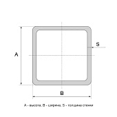 Труба профильная 100х50х4 Труба профильная 100х50х4