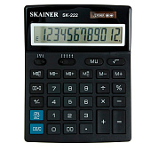 Калькулятор SKAINER SK-222, 12-разрядов, SK-222 Калькулятор SKAINER SK-222, 12-разрядов, SK-222