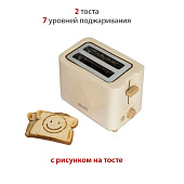 Тостер ECON ECO-250TS бежевый Тостер ECON ECO-250TS бежевый