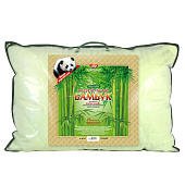  Подушка "Бамбук" в чехле из жаккард-сатина (хлопок 100%) 50х70 см, вес наполнителя 0,7 кг 