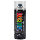  Эмаль аэрозольная DECORIX PROFESSIONAL RAL: 9005 Глубокий черный матовый,520 мл. 