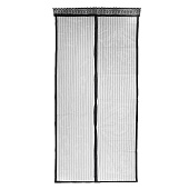 Штора антимоскитная 210х100см однотонная, черный 272192 Штора антимоскитная 210х100см однотонная, черный 272192