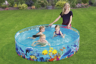 BESTWAY Бассейн жесткий борт Odyssey Fill 'N Fun, 183x38см, 946л арт.55030 BESTWAY Бассейн жесткий борт Odyssey Fill 'N Fun, 183x38см, 946л арт.55030