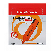  Текстовыделитель ErichKrause, V-21, (0,6 - 5 мм), оранжевый скошенный, 56913 