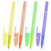 Ручка шариковая BRAUBERG, "PATRIOT NEON", синяя, 0,7мм, линия 0,35мм, 143966