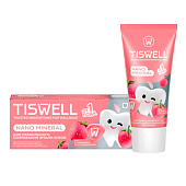 Зубная паста Tiswell Детская 1+ лет Клубника со сливками 60гр