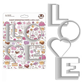 Набор кулинарных форм "LOVE". 4 шт. DA8-220 Набор кулинарных форм "LOVE". 4 шт. DA8-220