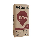  Усиленная армировочно-клеевая смесь Фасад С100 Форс (25кг) /Vetonit 