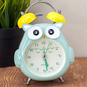  Часы-будильник Owl, green 