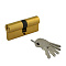  Цилиндр ключ/вертушка МЦ-ECO-STD-Z-ЛВ-80 (40-40) (латунь/золото) Нора-М 