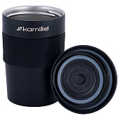 Термокружка 360 мл из нержавеющей стали с TPR вставкой 2049 Термокружка 360 мл из нержавеющей стали с TPR вставкой 2049