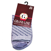 Женские носки Grand Line, арт. Ж-99, диагональные полоски, р. 23 (н) Женские носки Grand Line, арт. Ж-99, диагональные полоски, р. 23 (н)