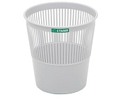 Корзина для бумаг 9л серая (16) /КР22/ Корзина для бумаг 9л серая (16) /КР22/