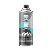  Эмаль аэрозольная по пластику  белый глянцевый 520 мл/DECORIX 