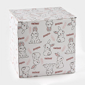  Блюдо для пирожных Доляна «Кролл», 18?18 см, белый 5478758 