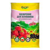 Удобрение органоминеральное в гранулах Фаско® Клубника 0,9кг Удобрение органоминеральное в гранулах Фаско® Клубника 0,9кг