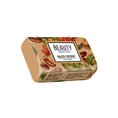  Мыло-скраб Beauty Крем кофе 90г 