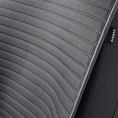  Накидки на сиденье Car Performance передние 2 шт fiberflax черн/бежевые 5шт/уп CUS-1022 BK/BE 