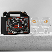 Набор бокалов для коньяка "23 февраля" 10203774 Набор бокалов для коньяка "23 февраля" 10203774