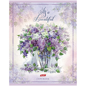 Тетрадь 48л. А5, скрепка, клетка, тиснение, 5 дизайнов, скругленные углы, Нежная акварель, 48Т5тВ1 Тетрадь 48л. А5, скрепка, клетка, тиснение, 5 дизайнов, скругленные углы, Нежная акварель, 48Т5тВ1