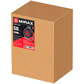 Удлинитель силовой на катушке ПВС 3х2.5мм, 50м, 3500 Вт, IP44, MIRAX Удлинитель силовой на катушке ПВС 3х2.5мм, 50м, 3500 Вт, IP44, MIRAX