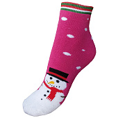  Детские носки Grand Line ДТ-45, снеговик, р. 20-22 