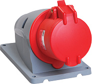 Розетка 114 стационарная 3Р+РЕ+16А 380В IP44 Розетка 114 стационарная 3Р+РЕ+16А 380В IP44