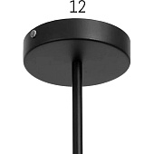 Люстра модерн 10113/3CR+BK SM 40Вт E14 S=7м2 /ЭкономСвет Люстра модерн 10113/3CR+BK SM 40Вт E14 S=7м2 /ЭкономСвет